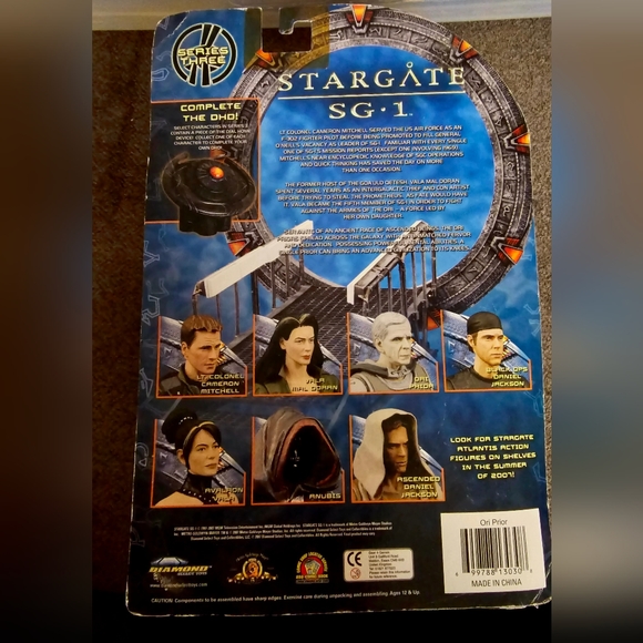 VINTAGE STARGATE SG 1 SERIES 3 VALA MAL DORAN ACTION FIGURE 2007 - Picture 2 of 2